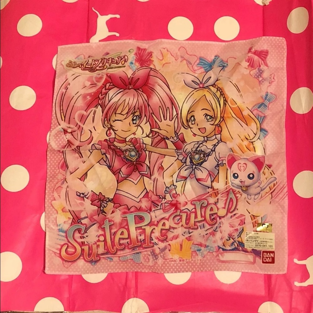 Suite Precure Pink Handkerchief
